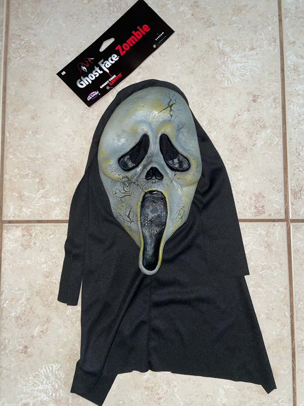 SCREAM LIKE GHOST FACE ZOMBIE HOODED HALLOWEEN MASK COSTUME NEW
